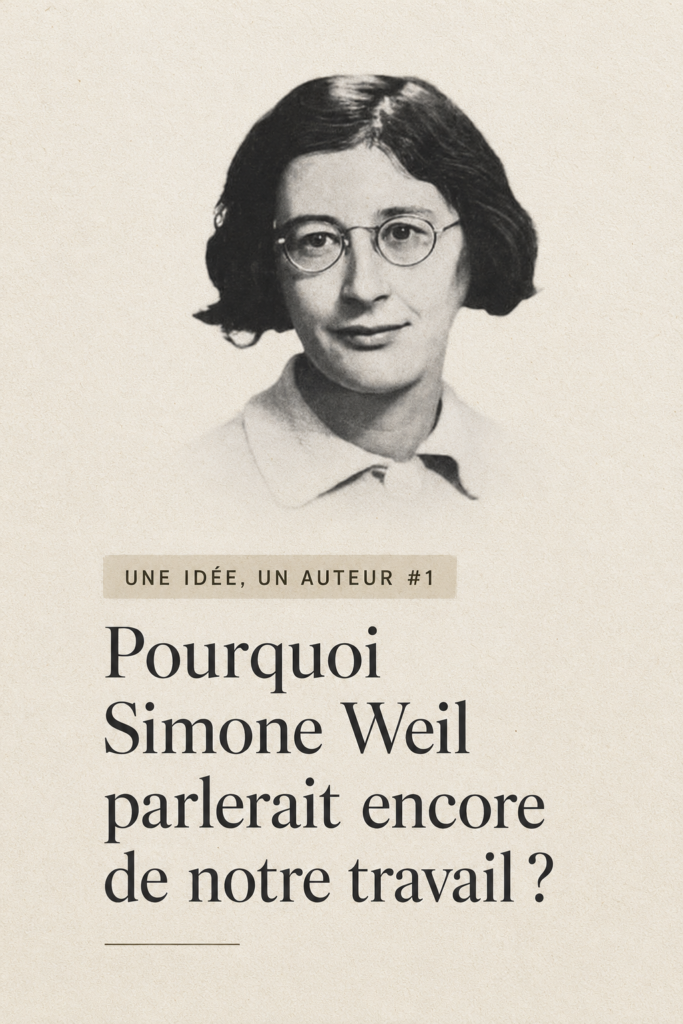 Une idée, un auteur #1