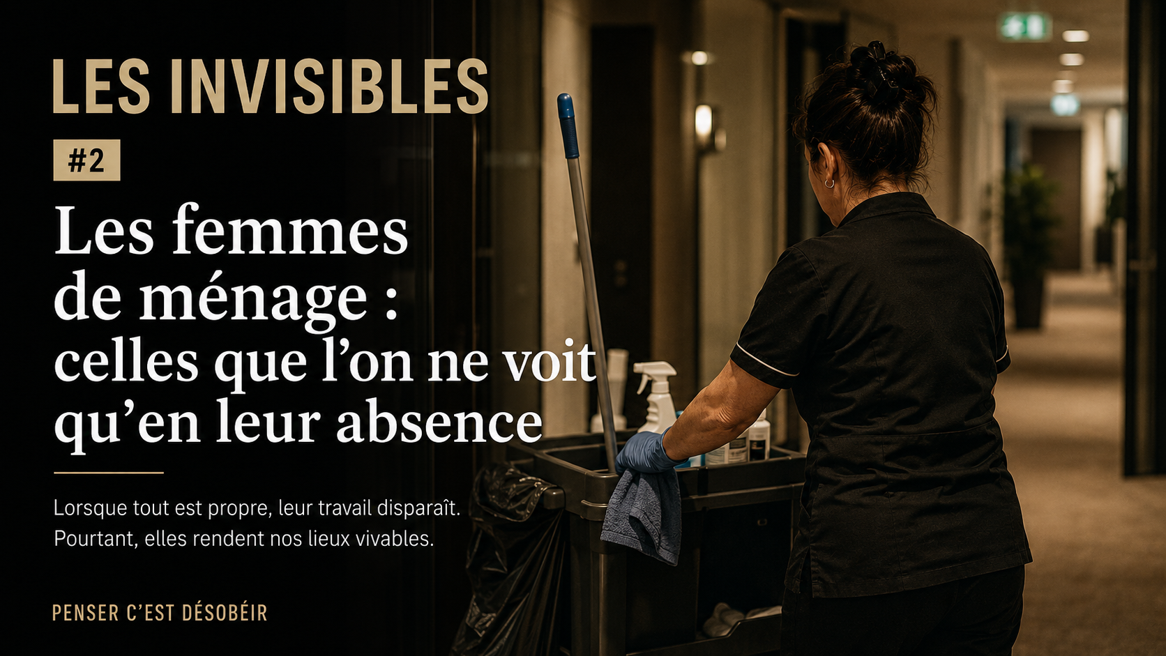 Les Invisibles #2 — Les femmes de ménage : celles que l’on ne voit qu’en leur absence